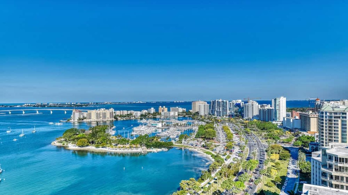 The Sarasota bayfront and downtown Sarasota, Florida — serving Siesta Key, Florida